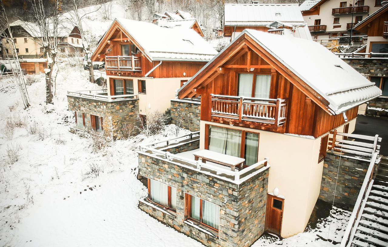 Villa Odalys Chalet Le Pure Altitude Valloire Exterior foto